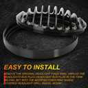 KATUR 5 3/4" Black Aluminum Headlight Grill Cover for 2004-2014 Har-ley Sportster XL 883 1200