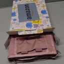 CEICEI Portable Diaper Changing Pad Waterproof Travel Baby Mat with Large Wet/Dry Pocket & Elastic Wipes Pockets, Foldable Compact for On-The-Go Baby Changing Pink