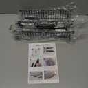 Baffect 3 Tiers Pull Down Spice Rack, Pull Out Spice Organizer for Inside Cabinets, Drop Down Spice Shelf with Spring Buffer Device for Kitchen Upper CabinetBlack