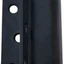 QCAA Adjustable Spring Hinge, Half Surface, 3", Black, 2 Pack(1 Pair), Made in Taiwan