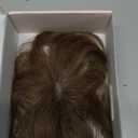 MY-LADY Clip in Bangs 100% Real Human Hair Extensions 360° Cover Clip on 3D Wispy Bangs for Women Topper Hairpieces for Women Medium Brown