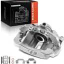 A-Premium Disc Brake Caliper Assembly with Bracket Compatible with Select Chevrolet, GMC, Isuzu and Oldsmobile Models - Blazer, S10, Jimmy, Sonoma, Hombre, Bravada
