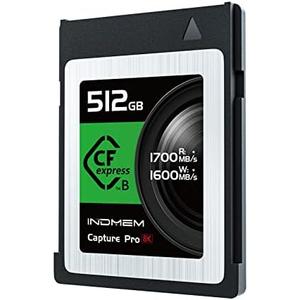 512GB CFexpress Type B Memory Card, Raw 8K Video Recording,up to 1700MB/s Read, 1600MB/s Write, Compatible with Nikon Z6/Z7/D6,Canon EOS-1DXMark III/EOS-R5,Panasonic S1/S1R,DJI Ronin 4D