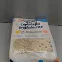 Blissful Diary Baby Play Mats for Floor, 71x59 Inch Extra Thicker & Large Soft Cushioning Foam Playmats for Babies and Toddlers, Foldable Washable Baby Crawling Mat for Playpen, Earth Tones Design