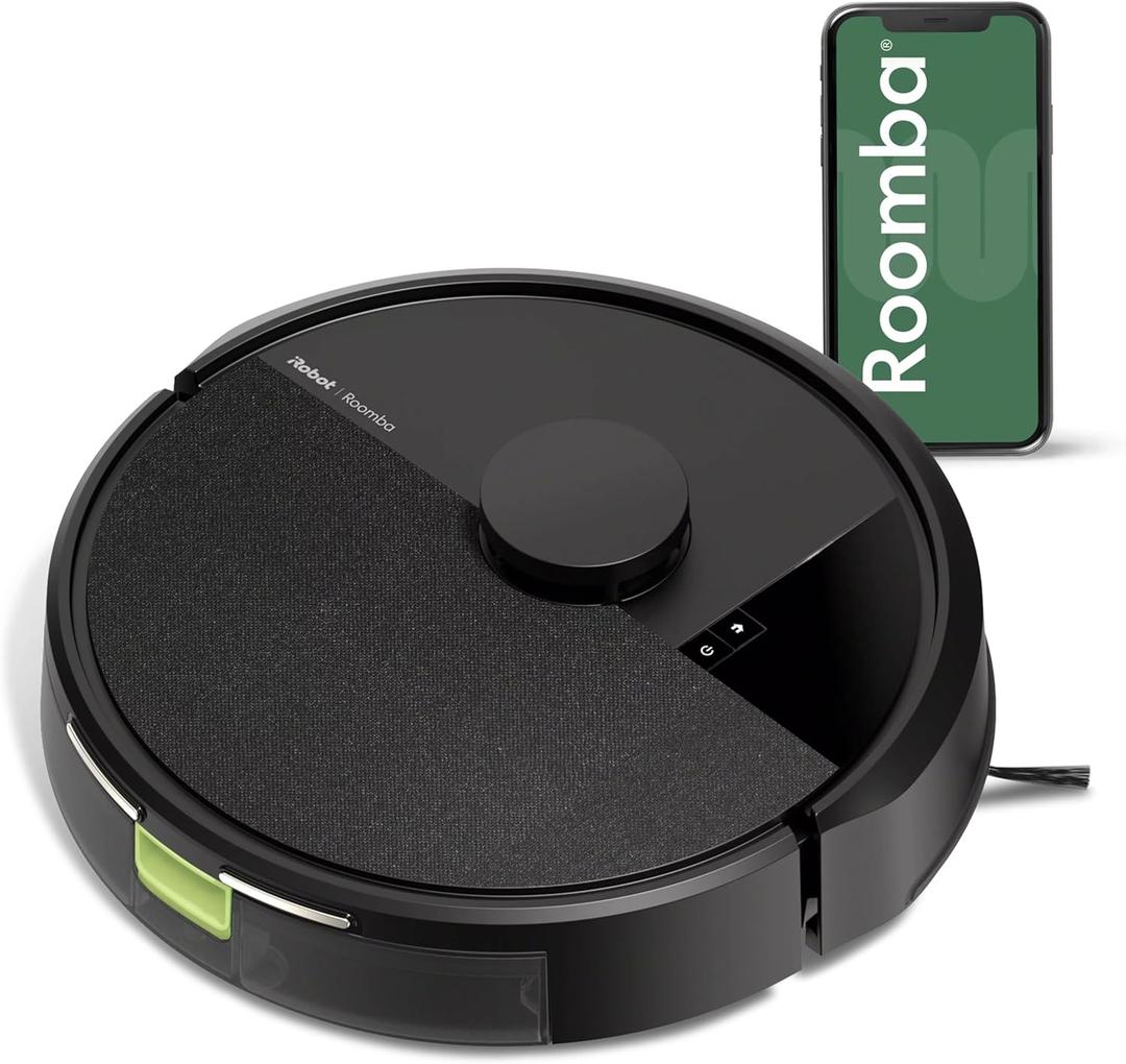 iRobot Roomba 105 Combo Robot Vacuum & Mop - Easy to use, Intense Power-Lifting Suction, LiDAR Navigation, Multiple Cleaning Modes, Avoids Mopping Carpets, Self-Charging