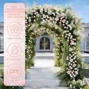 INQCMY Artificial Flowers 12 Pcs Fake Chrysanthemums Faux Kiku Flower Long Stem 20" Realistic Silk Pompon Mums for Vase Wedding Bouquets Centerpieces Home Decor (White Pink)