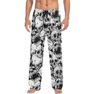 Pack of 2 HGZEWX Soft Seamless Funny Flower Graphic Halloween Leggings Fashion Stretchy Legging High Waist Slim Skull Print Halloween Pants for Women Halloween Holidays Party, XL