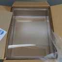 STORi STAX Plastic Stackable Organizer Drawers (Set of 2) Clear | 12.5" Wide | Set Includes Two Open Drawer | Organize Office Desk Accessories & Sort Paper | Made in USA