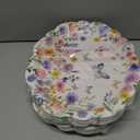 2 x Treasure Cove Wildflower Oval Paper Plates Large Spring Oval Plate Disposable Floral Party Platter Flower Tableware Decorations for Birthday Wedding Tea Party Supplies 10" x 12" 24Pcs