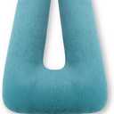 FHSGGP Travel Pillow Car Pillow Kid Car Sleeping The Sleeping Aid for Adults and Kids on Road Trips Kids Travel Pillow Emerald Green