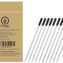 MengRan 4.5'' Ballpoint Ink Pen Refills for Twist Pens,1mm Medium Tip, Compatible with Cross Pen Refills (8513)(10 Pcs Black Ink)