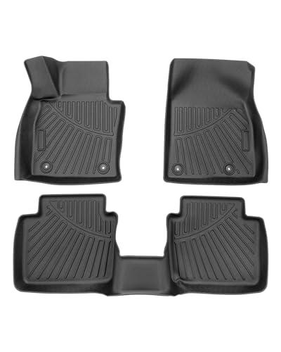 Powerty Floor Mats for 2023 2024 2025 2026 Mazda CX50 CX-50 All Weather 3D TPE Anti-Slip Car Liners for 1st & 2nd Row Accessories