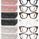 CCVOO Stylish Reading Glasses for Women, Eyeglasses, Blue Light Readers for Women, Computer Eye Glasses, Cheaters
