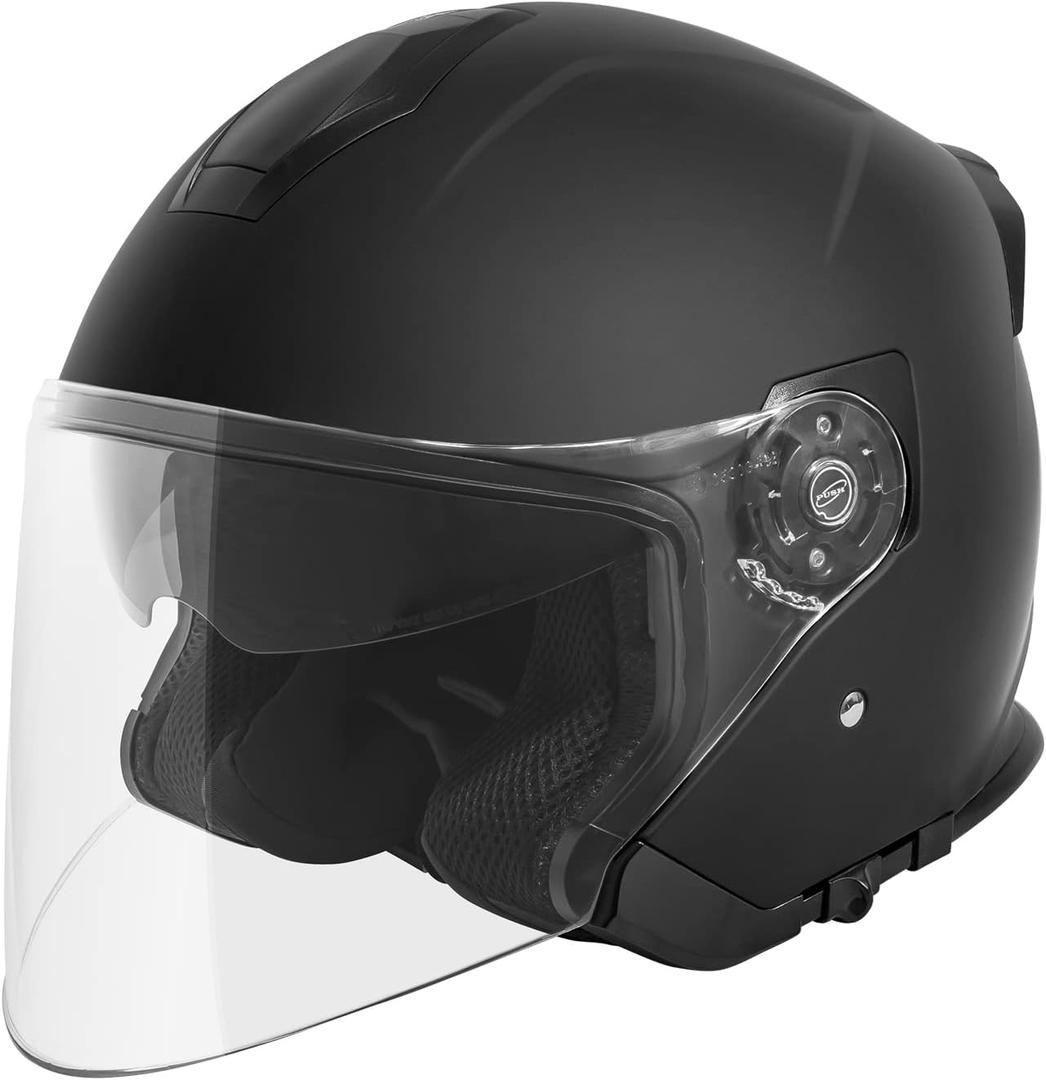VCAN V88 3/4 Open Face Motorcycle Scooter Helmet ECE & DOT Approved S