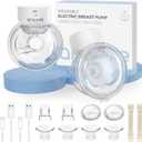 Electric Breast Pump with Models MY-376, Wearable Breast Pump Hands Free for Travel & Home, 4 Modes 9 Levels, 135 Flange, Quiet 40dB, BPA-Free, Easy to Clean & Gift for New Moms, White