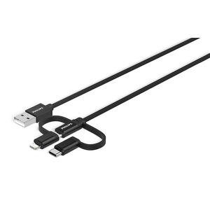 PHILIPS 3-IN-1 USB-C LIGHTNING CHARGING CABLE - 6 FT.