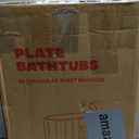 jessie 59" Portable Ice Bath Tub for Adults, Cold Plunge tub for Athletes, Inflation-free Foldable Bathtub, Insulated Hot Tub for Bathtub Showers, Indoor & Outdoor (with Lid) (XL(59.1''L x 33.9''Wx 19.7''H)