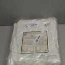 OLANLY White Round Rugs for Bedroom - Machine Washable, 8 ft Circle Area Rugs for Living Room, Soft and Fluffy Shaggy Carpet for Teen Girls and Boys, Nursery Rooms, Dorms, Home Decor Aesthetic