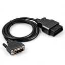 XTPTFABS OBD2 OBDII Cable Fits for Cen Tech Code Reader Scanner Models 60693 60694 60794 62119 62120, ODB2 Connector to 15-Pin Male Adapter Cable (4-FT)