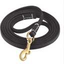 4FT / 5FT / 6FT Geninue Leather Leash for Small to Medium Dogs Training and Walking - Color Black/Brown