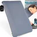 SNUGL Cooling Memory Foam Pillow, Orthopaedic Memory Foam Pillows, Ergonomic Neck Pillow for Side Sleeping, Pillows for Neck and Shoulder Pain (Medium, Grey)