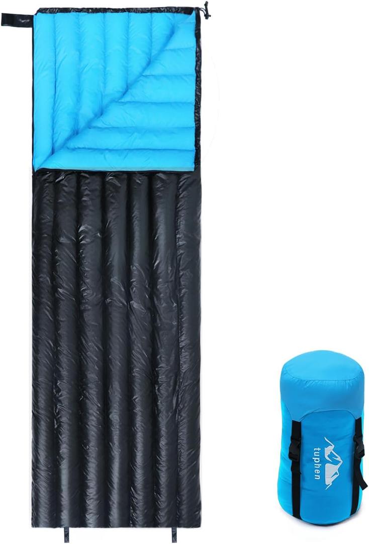 Tuphen Double Sleeping Bag, Sleeping Bag with 2 Pillows, Queen Size XL Bag for 2 People, Cold Warm Weather- 3 Seasons, Waterproof Adults for Camping, Backpacking or Hiking (Black) Tuphen Double Sleeping Bag, Sleeping Bag with 2 Pillows, Queen Size XL Bag for 2 People, Cold Warm Weather- 3 Seasons, Waterproof Adults for Camping, Backpacking or Hiking (Black)