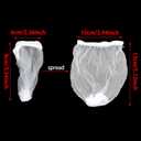 100PCS Kitchen Sink Beam Strainer Set 9x6cm White Disposable Kitchen Bathroom Sink Outlet Dishwashing Drain Outlet Anti Clogging Cleaning Floor Drain Screen