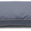 Dalema Dog Bed Cover,Waterproof Tough Plastic DIY Pet Bed Cover,Non Stick Hair Easy to Clean Rectangular Fillable Dog Bed Covers with Zipper(Dark Grey,54" L x 44" W x 4" Th,Cover Only)