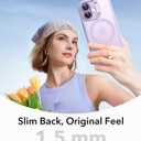 ESR for iPhone 17 Case, Camera Control Cover, Compatible with MagSafe, Shockproof Military-Grade Protection, Magnetic Phone Case for iPhone 17, Classic Hybrid Case, Frosted Light Purple
