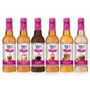 Jordan's Skinny Mixes Sugar Free Coffee Syrup, 6 Sampler Variety Pack Coffee Flavoring Syrup, Zero Calorie Drink Mix, Lattes, Baking, Protein Shake or Cocktail, Dairy & Gluten Free, Kosher, 25.4 Fl Oz (EXP 12/09/26)
