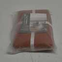 NEXHOME PRO Terracotta Burnt Orange Duvet Cover Set King Size Linen Textured Organic Natural 100% Washed Cotton Duvet Cover Fall Caramel 3 Pieces Bedding Set with Zipper Closure, Soft(No Comforter) (King (104"x90"))