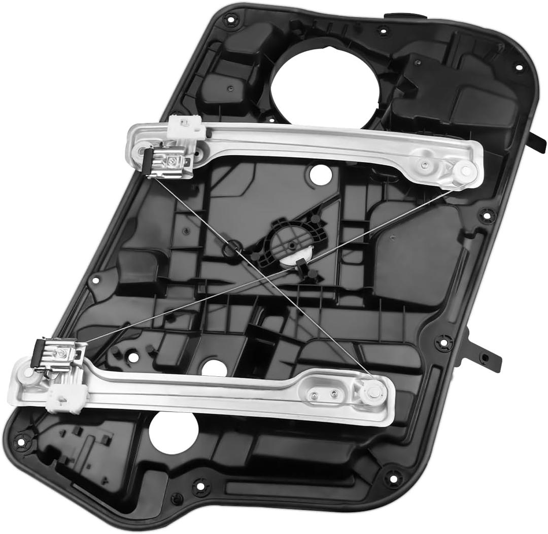 Front Passenger Window Regulator Without Motor with Panel for Sonata 11-14