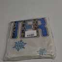 Fahrendom Hello Winter Blue Gnome Decorative Pillow Cover 18 x 18 Set of 4, It's Cold Outside Snowflakes Coffee Let It Snow Farmhouse Pillowcases, Christmas Buffalo Plaid Wooden Tiered Tray Decors