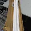 Extra Long No-Drill Tension Curtain Rod 40-166 Inches (4-14Ft), Heavy Duty Adjustable Rod for Outdoor Patio Curtains, Large Windows, Room Divider & Bathroom, White