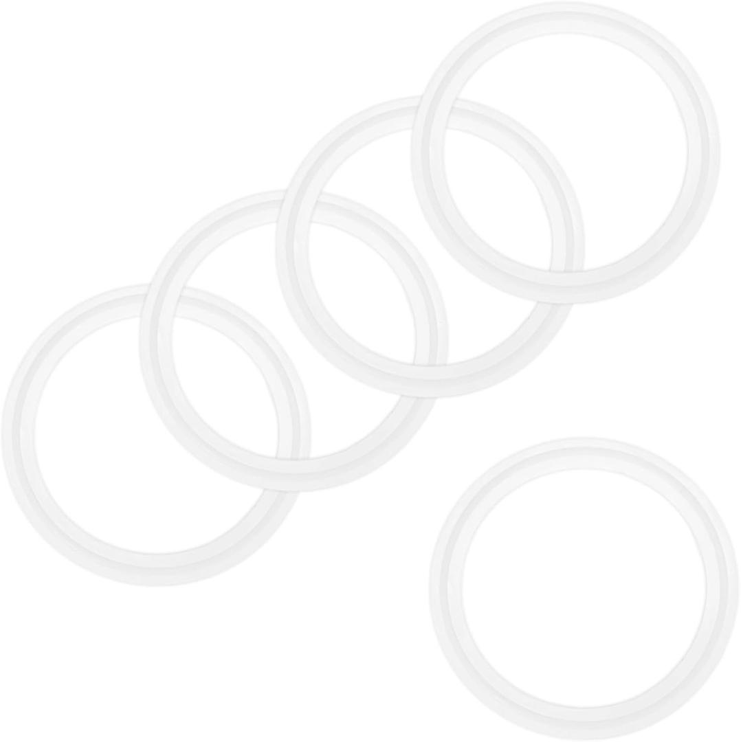 M METERXITY 5-Pack 106mm OD Silicone O-Rings Gasket, O-Rings Seal Gasket for 3.5" Clamp/Compressor Valves Pipe Repair/Sink Plug/Bathtub Plug/Sealing Faucets, Washer Clamp