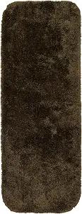 Garland Rug Finest Luxury Brown Chocolate 22 in. x 60 in. Ultra Plush Washable Bath Rug -Soft, Fluffy, Non-Slip Design for Your Bathroom, Combining Comfort, Durability, and Elegance for Your Home, Size: 1'10" x 5' (Rectangular)