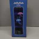 Jellyfish Lamp, 16 Color LED Fantasy Jellyfish Tank Table Light with Remote, Dual Power Supply, Eye-Friendly Ambient Lamp for Home Office Bedroom Decor, Perfect Holiday Gift for Adults & Kids