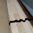Signature Design by Ashley Wooden Mattress Support Bunkie Board Roll Slat with Nylon Cord, Full, Beige