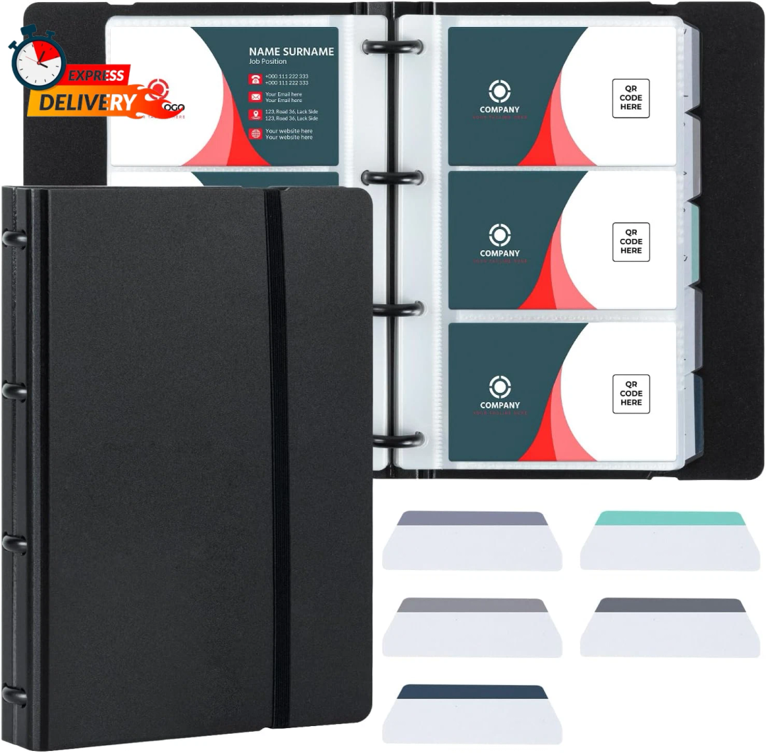 Business Card Book Holder, Business Card Organizer, Name Card Book Holder