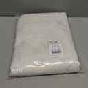 RYB HOME Sheer Curtains 108 inches Long Linen Blend Vertical Extra Long High Ceiling Window Drapes for Living Room, Office, Nursery, Rod Pocket & Back Tab, Ivory, W 52 x L 108 inch, Set of 2