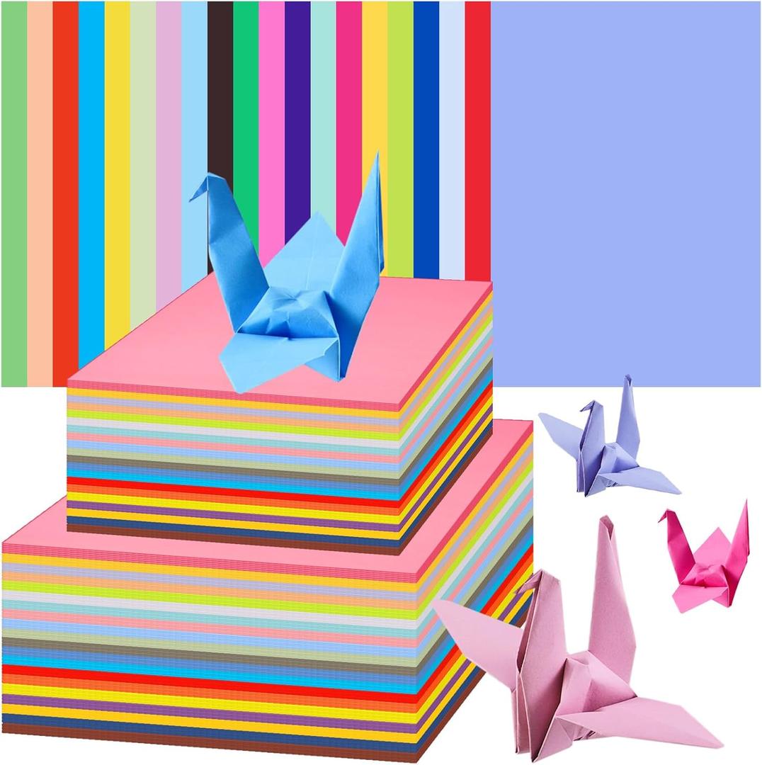 Henoyso 1500 Pcs Construction Paper Bulk for Kids Assort Color Lightweight Craft Paper for Holiday Drawing School Supplies Back to School Supply, 9 x 12 Inch and 12 x 17 Inch, 20 Colors