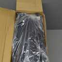 HUTMANG Chair - Stadium Seat with Back Support, Padded Foam Backs, 330LBS Weight Support, Portable, Foldable, Black