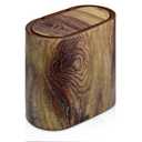 Bathroom Trashcans with Lids, Plastic Marble Wood Pattern Can Small Garbage Bin with Lid for Bathroom Narrow Wastebasket Modern Waste Basket for Home Indoor Hotel (Plastic Wood Pattern)