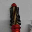 CHI Tourmaline Ceramic Series Heated Round Brush, Reduces Frizz & Adds Shine To Hair, Adjustable Temperature & Automatic Shut-Off, 1.25" Barrel, Ruby Red