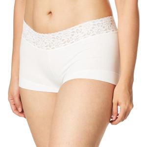 Maidenform womens Dream Cotton With Lace Boyshort (6)
