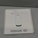 Airbrush Kit With Compressor - 48PSI Rechargeable Cordless Non-Clogging High-Pressure Air Brush Set with 0.3mm Nozzle and Cleaning Brush Set for Nail Art, Makeup, Painting, Cake Decor