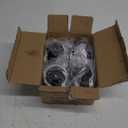 Leveling Casters Set of 4, Heavy Duty Workbench Stem Caster Wheels with T-Nuts, Adjustable Retractable Industrial Castors, for Machine, Equipment Load 2200 Lbs (Stem Size 1/2" and M12)