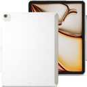 MAGEASY CoverBuddy iPad Case That Fits Magic Keyboard for iPad Air 13" (M4 2026 / M3 2025 / M2 2024, 8th/7th/6th Generation) Magic Keyboard Compatible iPad Air Case with Heat Dissipation (White 5.0)