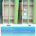 Locker Accessories Kit, Magnetic 57" Mirror Whiteboard With Marker & 12" Mini Rug, Blue Organizer for Girls School Office Gym Accessories Coat Lockers