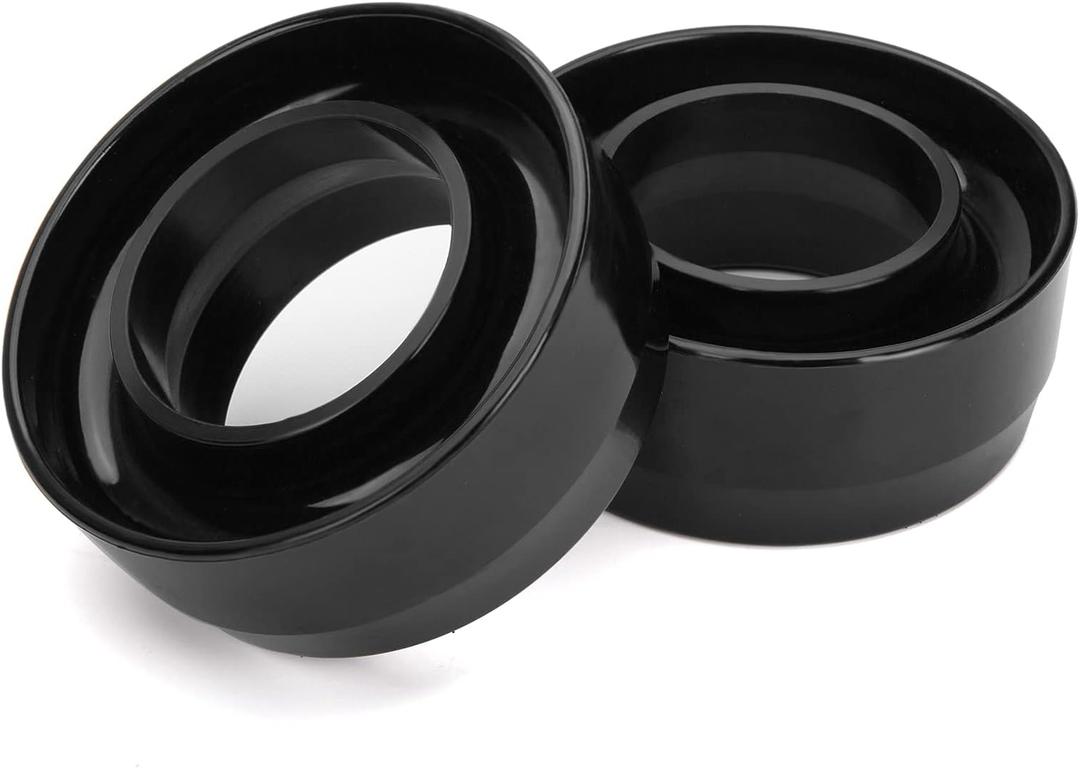 Dynofit 3" Front Lift Kit for 1994 to 2018 Dodge Ram 1500 2WD, 1994-2011 Ram 2500 3500 2WD, Raise 3 inch Coil Spring Strut Spacer, Polyurethane(PU) Suspension Leveling Kits Lift Spacers, 2Pcs